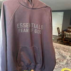 Essentials Brown Hoodie